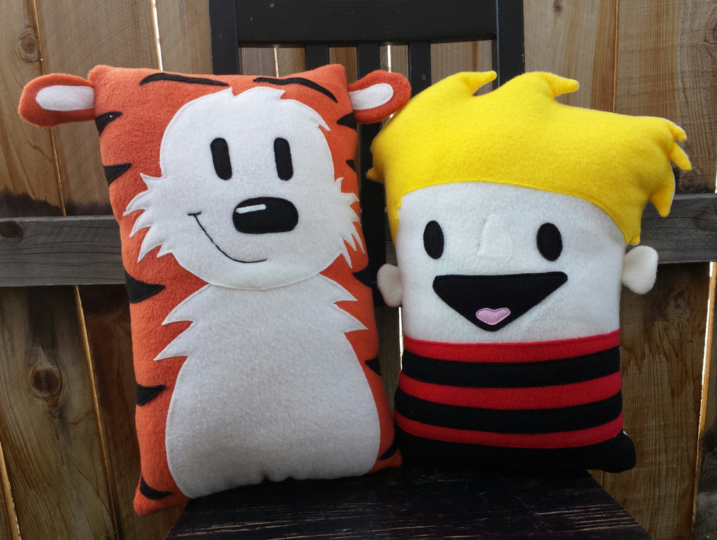 Calvin and Hobbes pillow plush