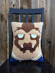Double sided Prince/Beast pillow and Belle set