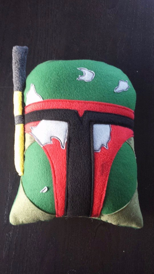Boba Fett, pillow, cushion, throw pillow, plush