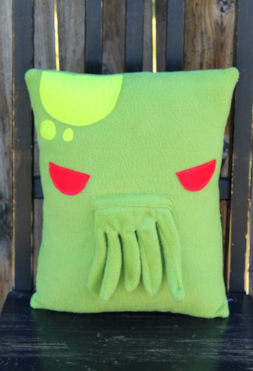 Cthulhu, h.p. lovecraft, pillow, plush, cushion, throw pillow