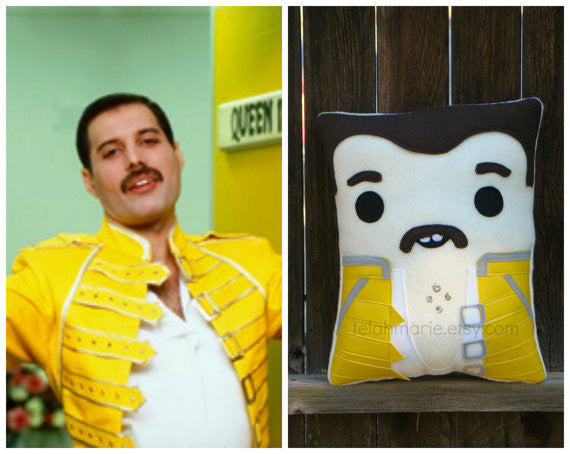 Freddie mercury outlet pillow