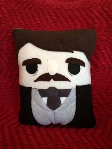 Edgar Allan Poe pillow, plush, cushion, throw pillow