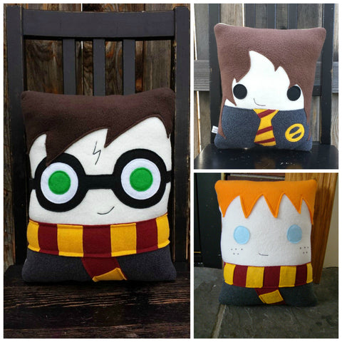 Harry Potter trio set, decorative pillow