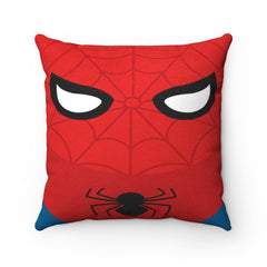 Superhero pillow, Faux Suede Square Pillow, throw pillow, cushion, almohada