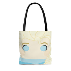 Elsa tote, tote bag, book bag, halloween tote, kids,