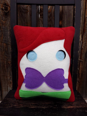 The Little Mermaid, Ariel, Ursula, plush, cushion, throw pillow, pillow