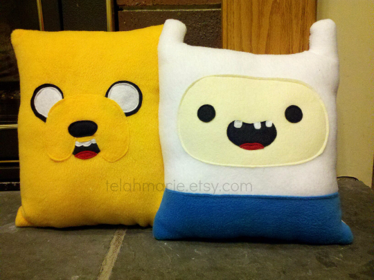 Adventure Time Pillow, plush, cushion, Finn, Jake