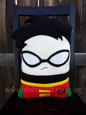 Teen Titans, beast boy, Robin, pillow, plush, cushion, throw pillow