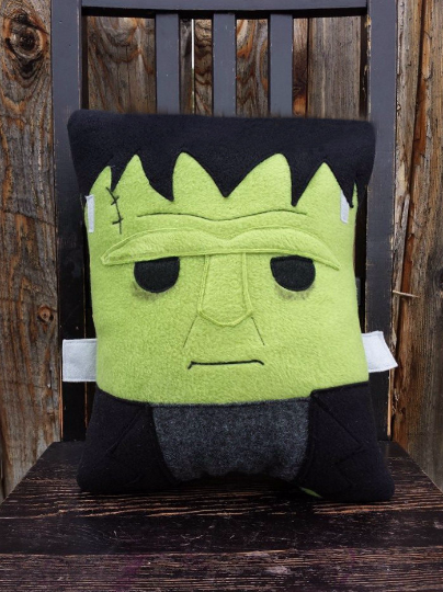 Frankenstein, Classic Monsters, pillow, plush, cushion