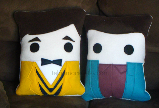 Glee, Kurt, Blaine, pillow, cushion, plush