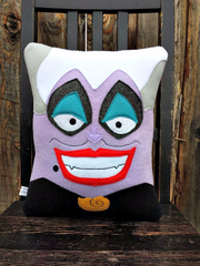 The Little Mermaid, Ariel, Ursula, plush, cushion, throw pillow, pillow